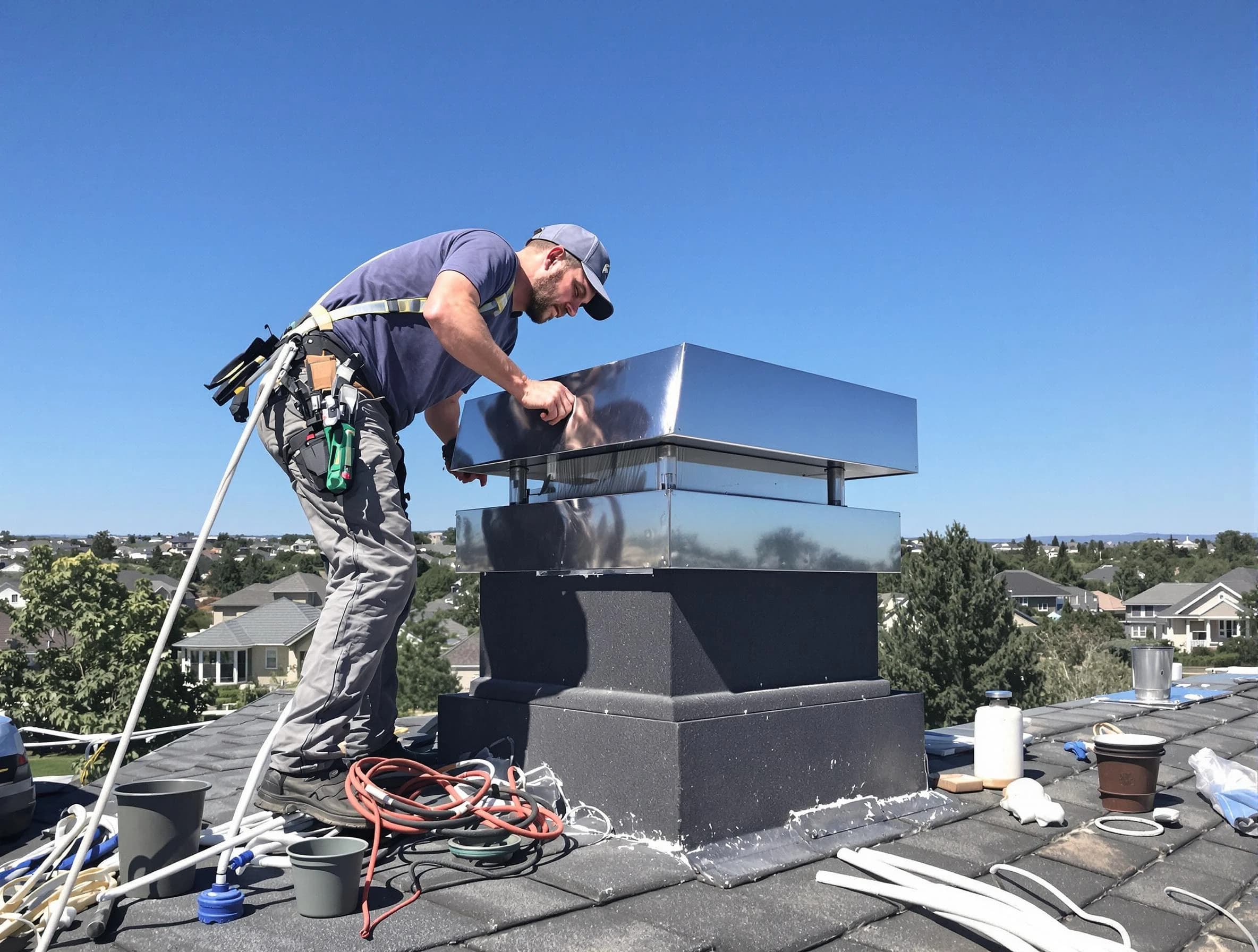Chimney Cap Services service in Blackstone, VA