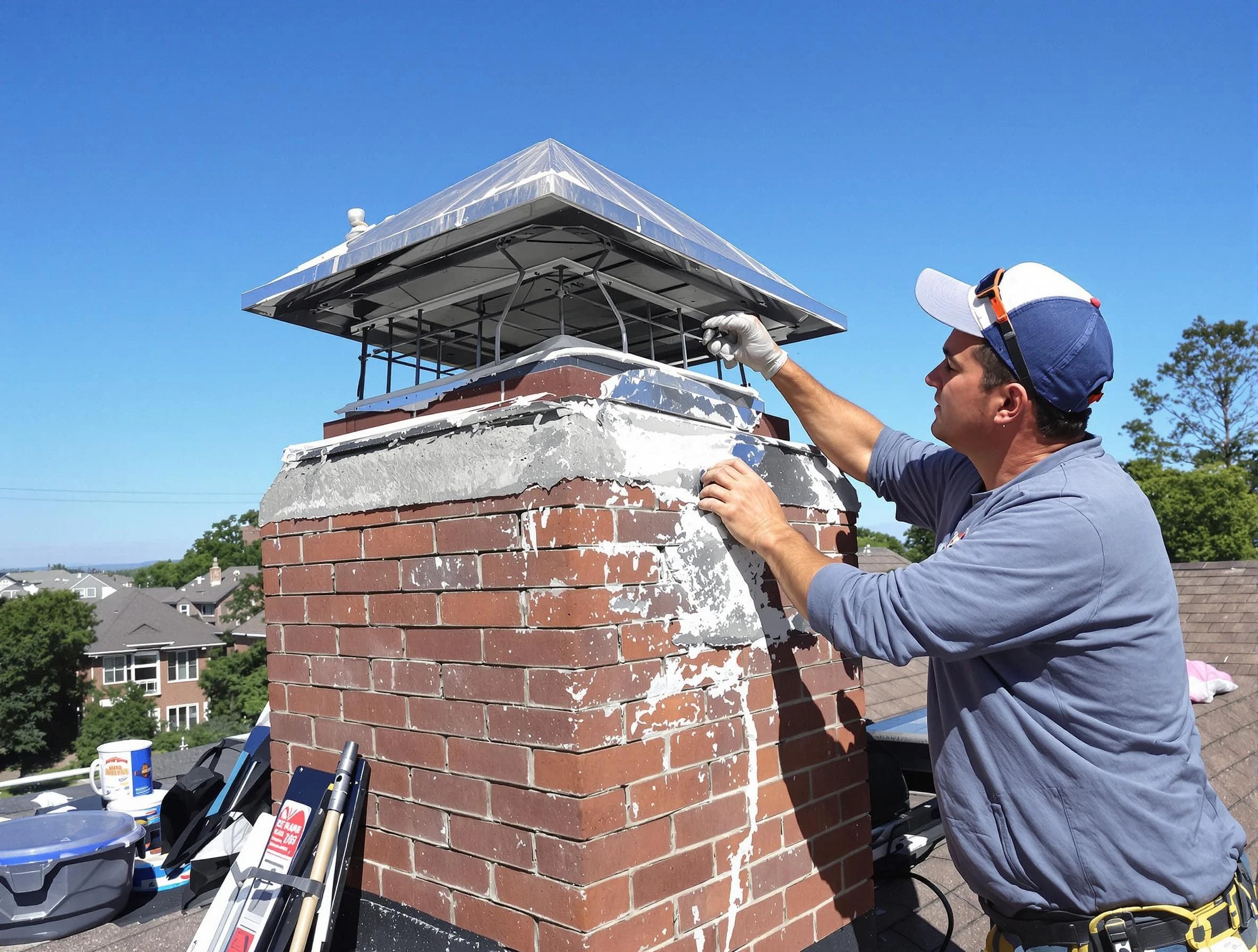 Chimney Crown Services service in Blackstone, VA